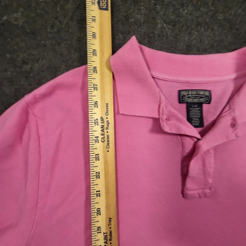 Ralph Lauren Polo Jeans Company Men's Polo Shirt Flag Logo Pink Large